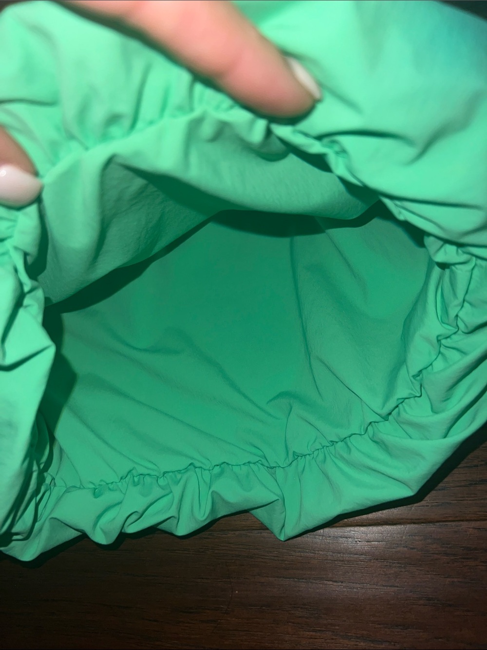 Habitual Girls Mint Green Elastic-Waist Casual Bubble Shorts CUTE! Size 14 - Picture 5 of 7
